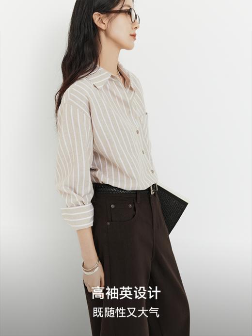 智性风采 色织条纹衬衫FCG1SHT048 商品图4