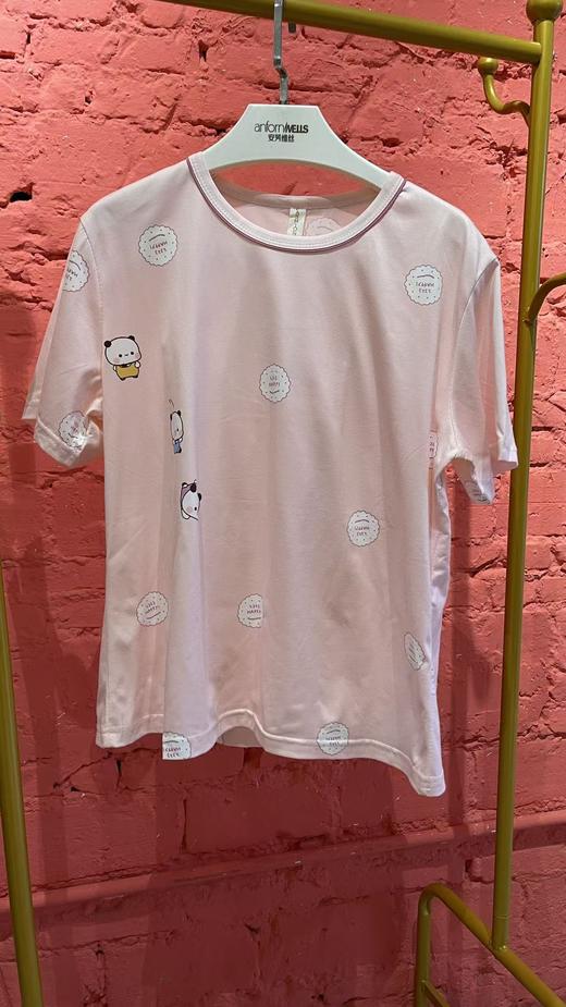 （福利睡衣）拉架棉套装短裤短袖舒适透气1416206 商品图1