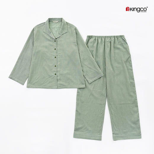 KINGCO新款家居服--26柔光锻--闲庭漫步 商品图4