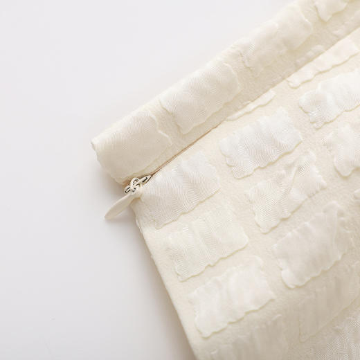 「高货wl」全新升级【铂金会员395/天猫529/差价134】(99349)洛诗琳2026立体泡泡格肌理感上衣欧根纱拼接半身裙两件套 商品图3