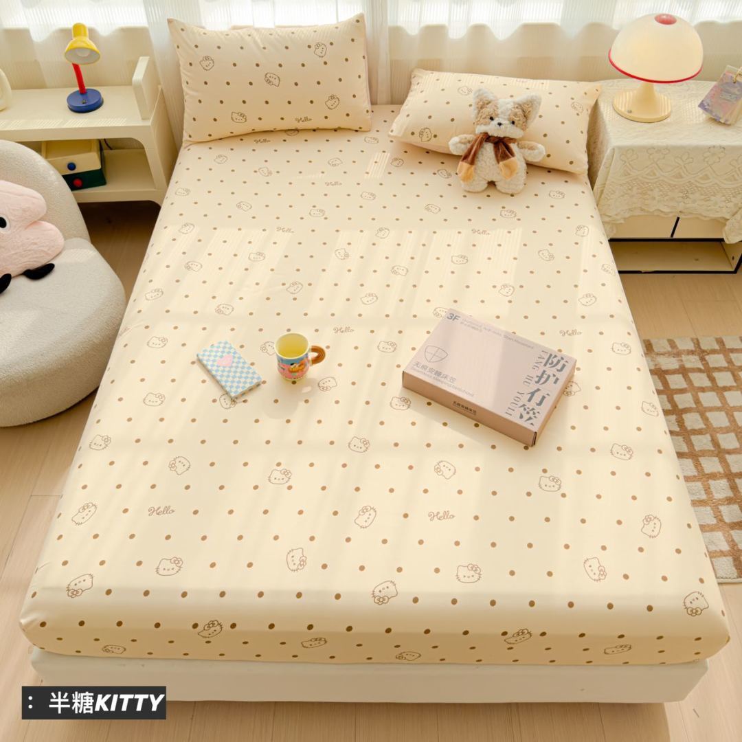 法国高定糯小棉床笠，360°包围床垫 软糯丝滑 柔软亲肤 呵护肌肤