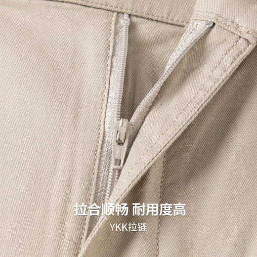 【含棉&含亚麻】圣得西男士松紧休闲裤2026新款春季通勤薄款裤子 商品图8
