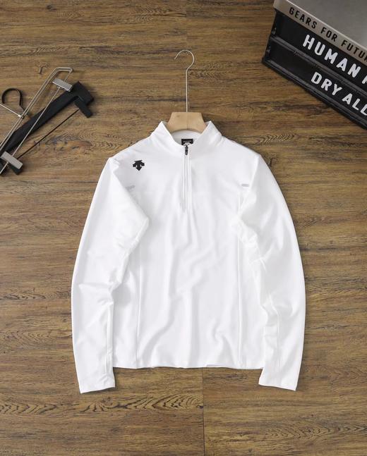 F031857新款户外运动半拉链立领空气层速干情侣款运动卫衣 商品图6