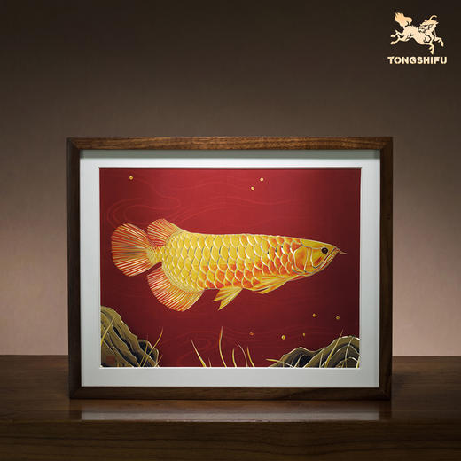 铜师傅 手工錾刻 铜雕画《福禄大吉（桌面）系列》办公室装饰画 商品图7