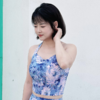 壁虎瑜伽【青花幽梦-背心】高弹印花背心【5天发货】（可拆卸胸垫） 商品缩略图4