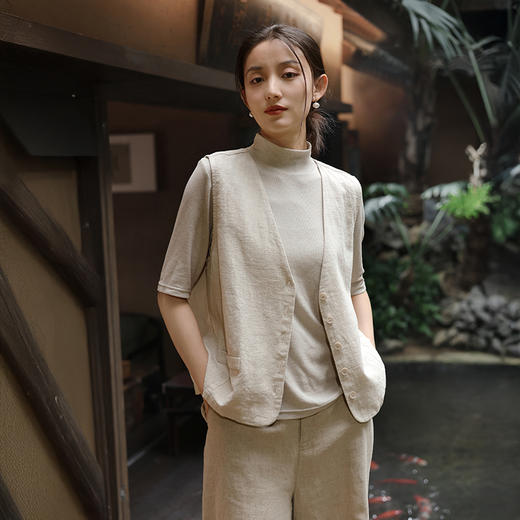 （3-5天发货） 苎麻马甲 商品图9