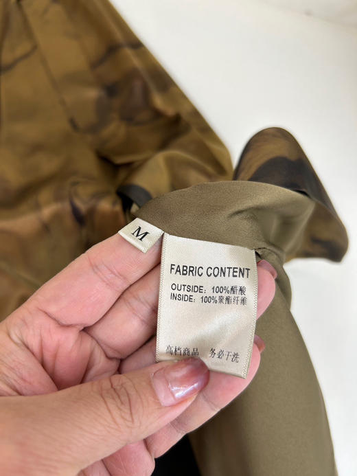 原单100%醋酸重磅提花半裙 商品图3