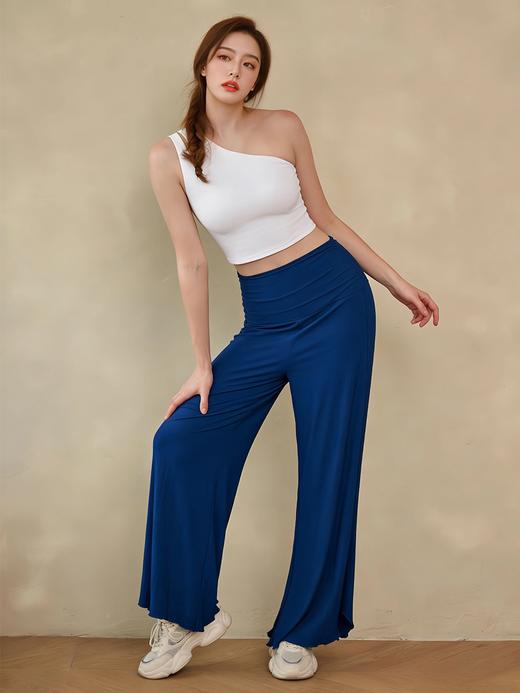 高级感瑜伽服套装女高腰阔腿裤透气健身服可外穿瑜伽服上衣松弛感 000LS1215 商品图1