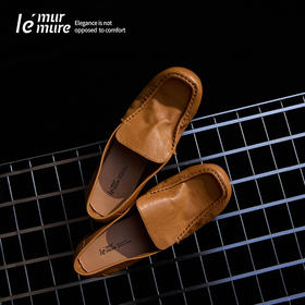 Le' Murmure 意大利水洗马皮经典“一脚蹬”便士鞋懒人乐福鞋