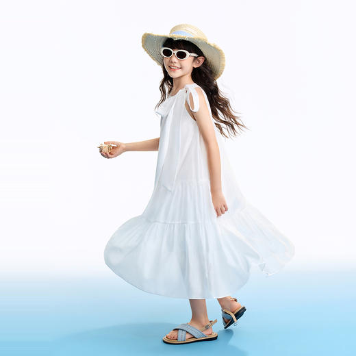 女童无袖连衣裙夏季新款安奈儿童装EG623552 商品图5