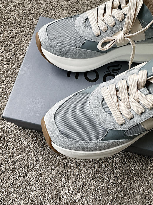 THS-限时 霍根 女士舒服到飞起的泡芙鞋 厚底增高运动鞋 3色 BZ1282 商品图7