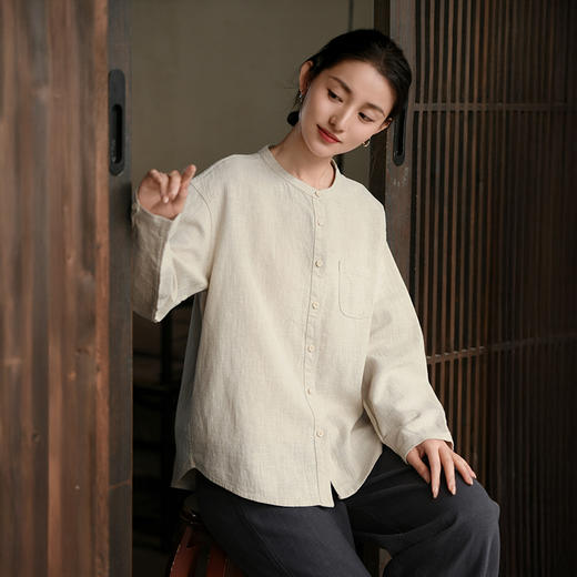 （3-5天发货） 苎麻衬衫 商品图4