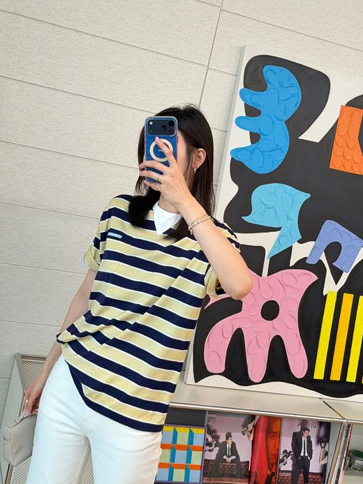 普拉达 26Ss新款条纹T恤（KX） 商品图2