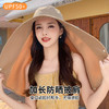 【超大披肩❗️全脸防晒护颈遮阳帽】轻薄透气，全效遮阳，凉爽夏日，吸汗速干！帽檐太阳帽女一体防紫外线遮脸渔夫帽露马尾 商品缩略图3