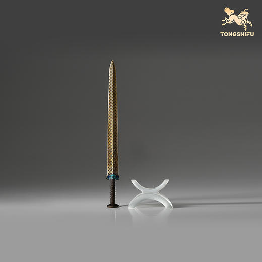 铜师傅《越王剑》古风越王勾践模型摆件 书房装饰收藏礼品工艺品 商品图2