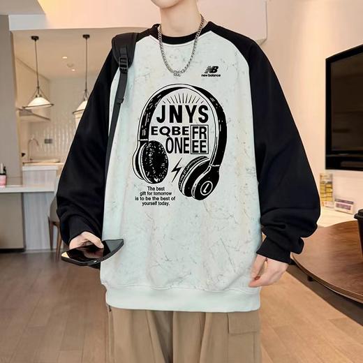 F031876早春系列甄选软棉复合高克重毛圈面料圆领卫衣 商品图1