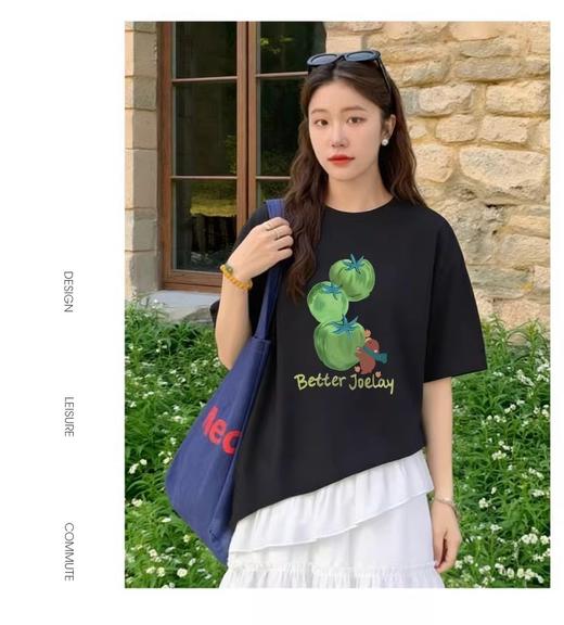 熊🐻抱番茄短袖T恤 商品图3