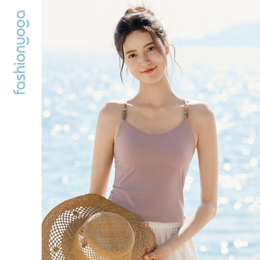 FC16209串珠禅韵瑜伽背心 商品图9