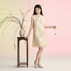 【溪风晚月】三彩2026夏季新款短袖立领连衣裙新中式A字裙宽松C 商品缩略图1