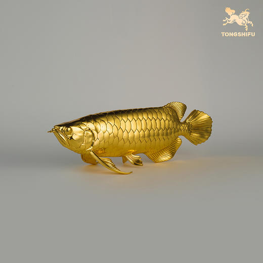 铜师傅《金龙鱼》客厅桌面铜摆件 家居装饰工艺品 商品图5