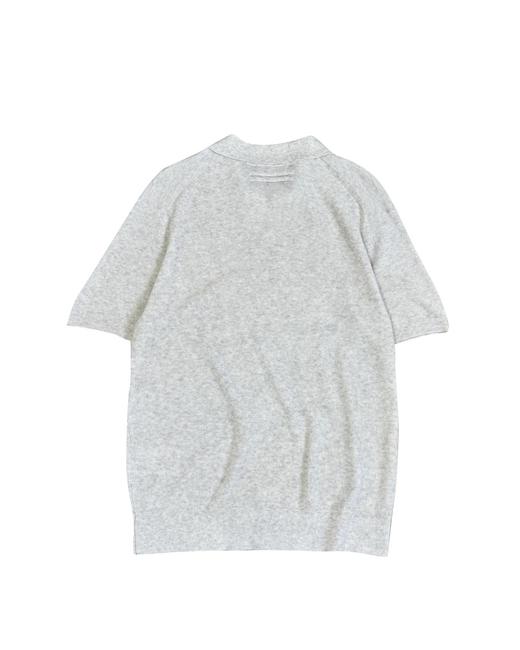 男款羊绒短袖针织polo衫hu013 商品图1