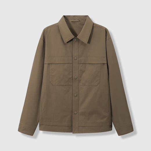 GXG男装26春季简约百搭工装休闲双贴大口袋舒适透气男式翻领夹克K&C 商品图7