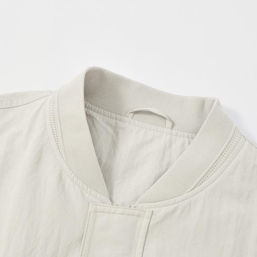 GXG男装26春季日常通勤简约棒球领舒适版型休闲百搭男式短款夹克K&C 商品图6