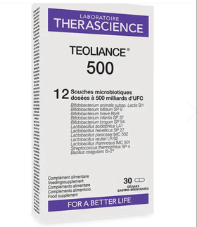 德诺海科THERASCIENCE TEOLIANCE 500肠道菌群500营养胶囊30粒装