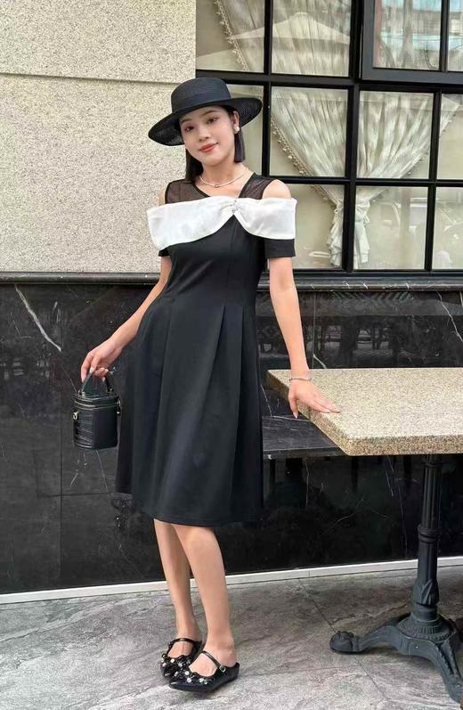 L57081#法式气质减龄显瘦连衣裙 商品图0