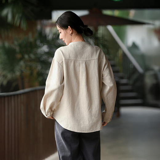 （3-5天发货） 苎麻衬衫 商品图3