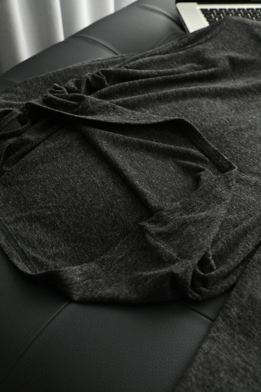 慵懒松弛感天花板！条纹披肩上衣 + 阔腿裤 商品图13