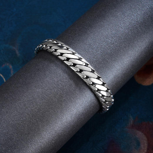 子佩集【勇者之力】S925银手链【FJSL001】仿古男士2509 商品图3