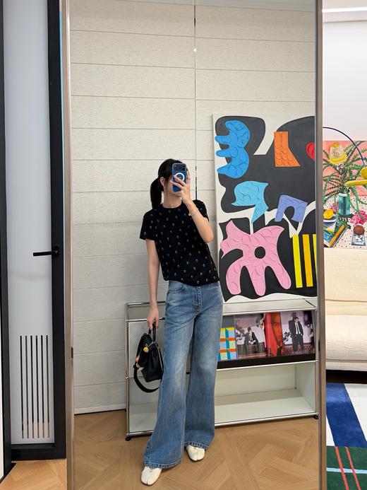 爱马仕 26Ss新款满印圆环T恤 商品图7