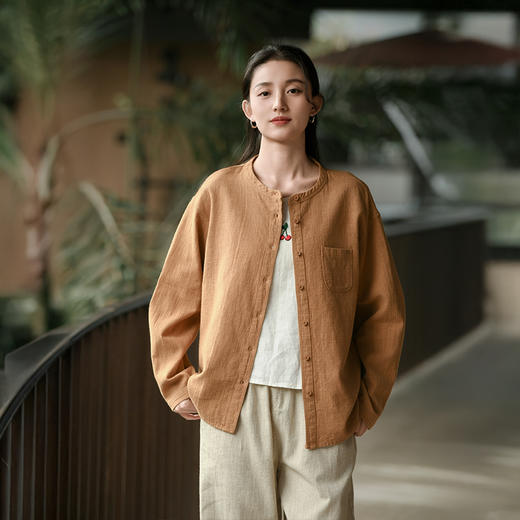 （3-5天发货） 苎麻衬衫 商品图10