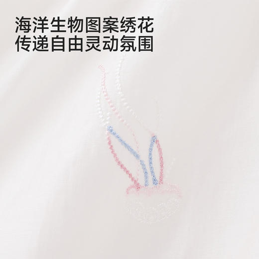 【商场同款】英氏女童短袖连衣裙夏新款纯棉裙子宝宝洋气公主裙 商品图3