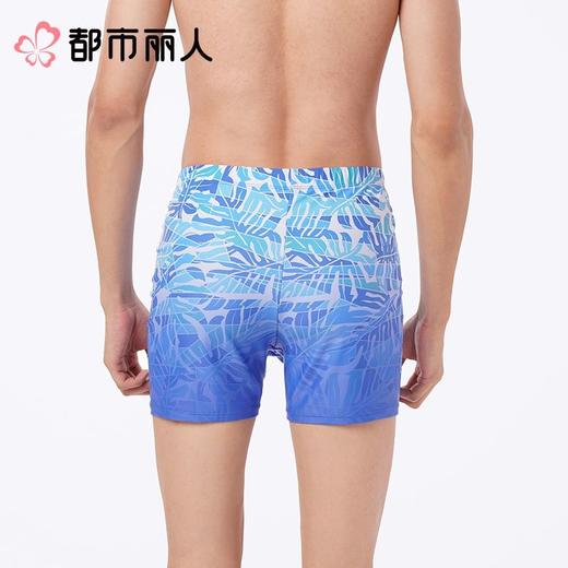都市丽人泳衣哑光数码印花泳衣男士泳裤FSC6M2 商品图2