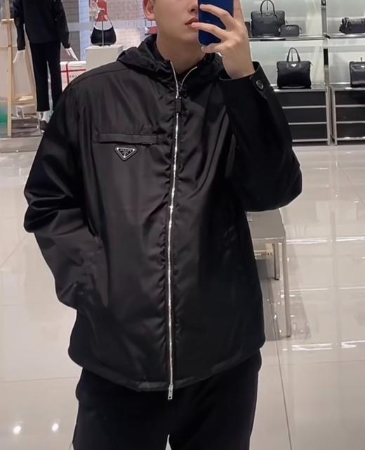 男款防水连帽风衣外套la020 商品图3