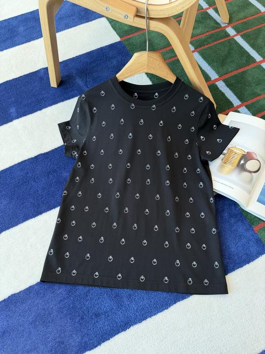 爱马仕 26Ss新款满印圆环T恤 商品图13