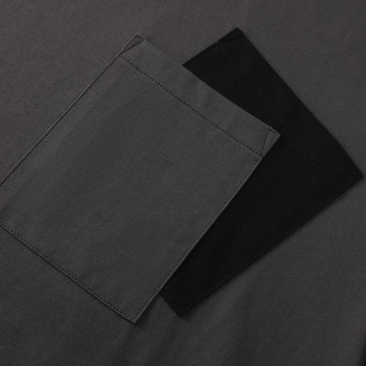 GXG男装26夏季时尚创意拼接口袋潮流百搭宽松休闲男式圆领短袖T恤K&C 商品图8