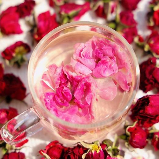 【逐南味金边玫瑰 】 北纬23°高原秘境  严选特级花蕾 无硫锁鲜品质 春日清润养颜一杯喝出好气色 商品图3