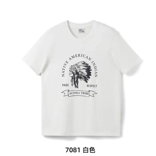 F0318104早春集结色彩定义美学全棉潮流复古印花T 商品图4