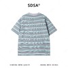 SDSA男装2026新款轻奢老钱风简约撞色斜纹短袖T恤领口拼接百搭 商品缩略图5