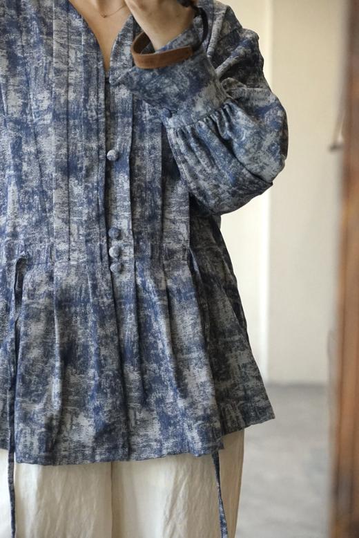 The last flower of the afternoon 细节感收腰上衣衬衫 商品图8