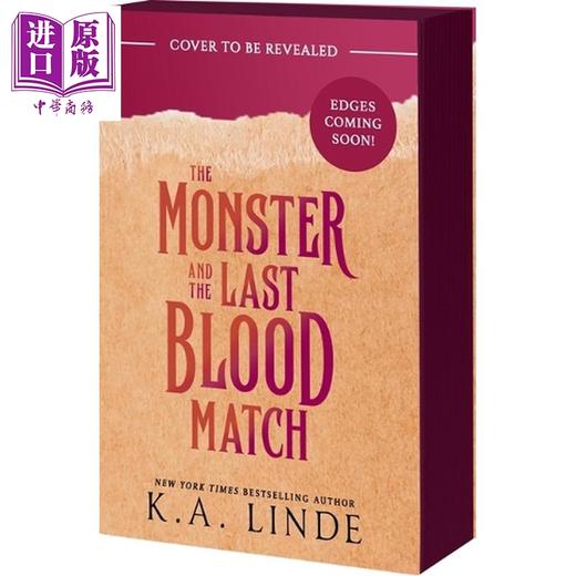 预售 【中商原版】血型1 怪物与最终血契 刷边 The Monster and the Last Blood Match 英文原版 K A Linde 商品图0