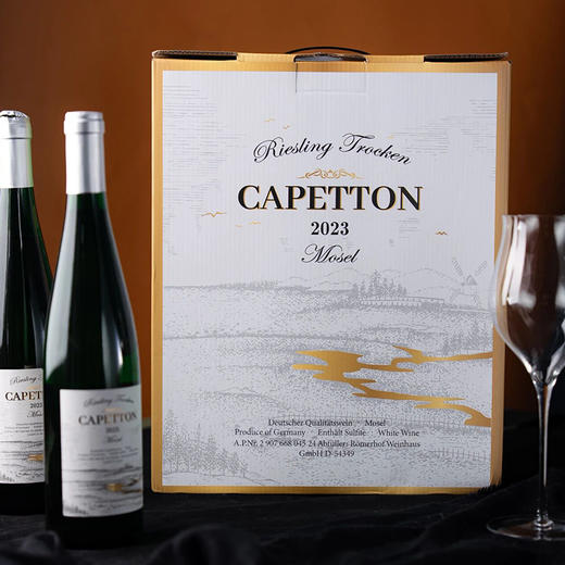 【超值3瓶装+精美手提礼盒】卡佩顿 埃米尔雷司令干白葡萄酒 750ml*3瓶 商品图6