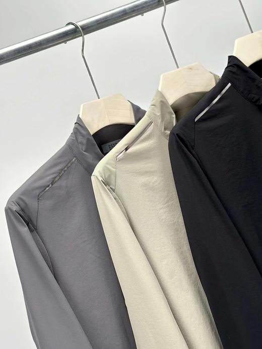 F031878新款半拉链四面高弹高品质多层次叠穿健身运动打底衫 商品图2