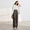 【醋酸休闲裤】三彩2026春季新款长裤宽松阔腿裤高腰垂感显瘦M 商品缩略图3