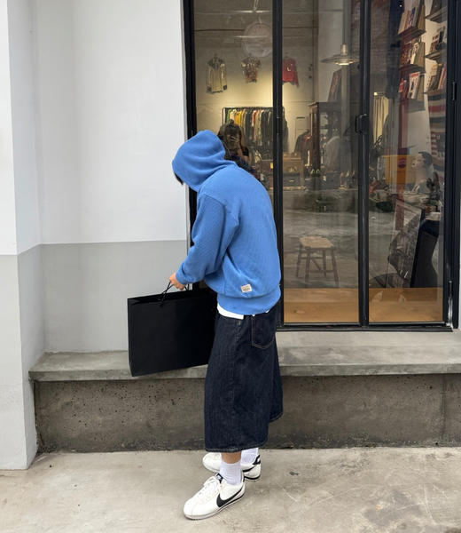 STUSSY双层华夫格拉链连帽外套1kg 商品图7