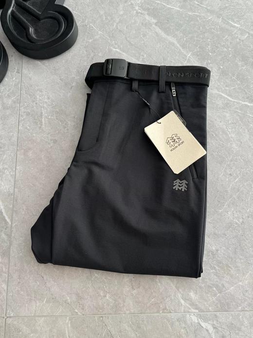 F0318108户外软壳裤修身剪裁四面弹力防泼水防风男士长裤 商品图1