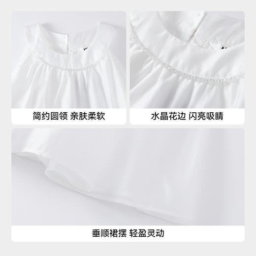 女童无袖连衣裙夏季新款安奈儿童装EG623552 商品图4